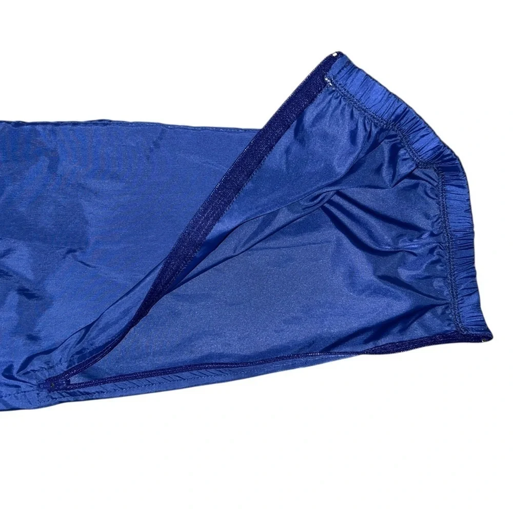 Nike Windbreaker Ankle Zip Track Pants Mens Size Medium Blue Thin Lightweight